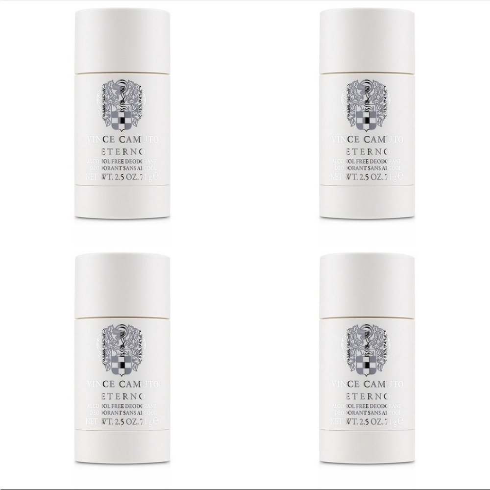 4 x Vince Camuto Eterno Alcohol Free Deodorant Stick 71g